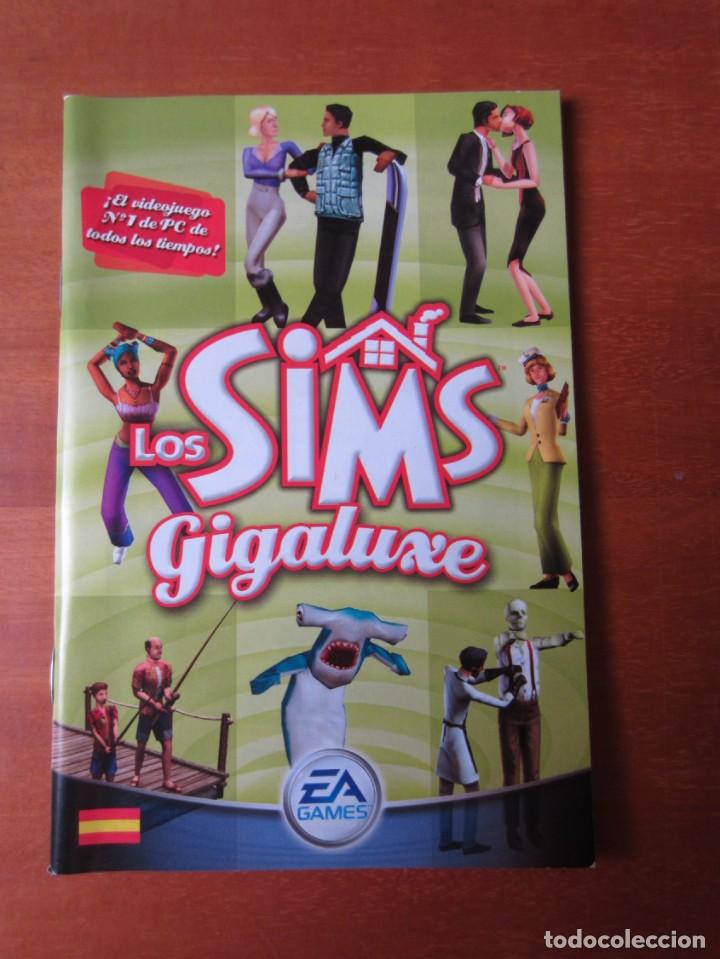 Videojuegos y consolas: Manual Original Los Sims Gigaluxe (PC) - Foto 1