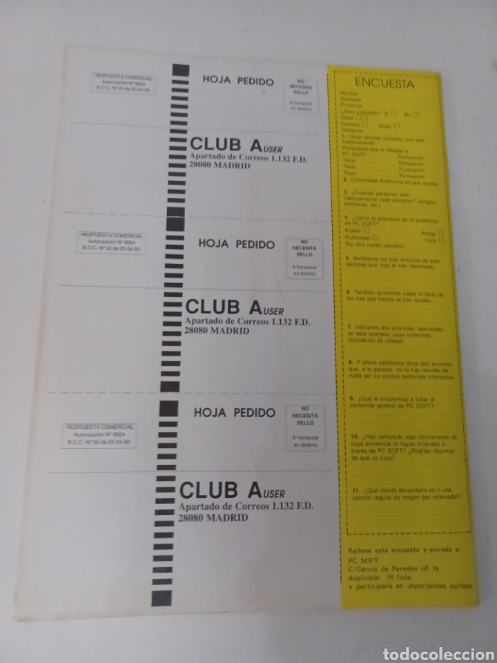 Videojuegos y consolas: Revista Informatica PC Soft N&deg; 34 a&ntilde;o 1992 - Foto 5