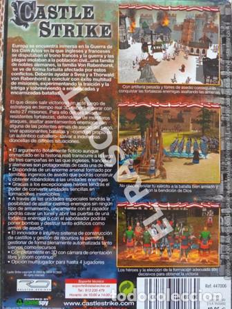 Videojuegos y consolas: VIDEO JUEGO PC CD-ROM CASTLE STRIKE - PROGRAMA Y MANUAL EN ESPA&Ntilde;OL - Foto 6