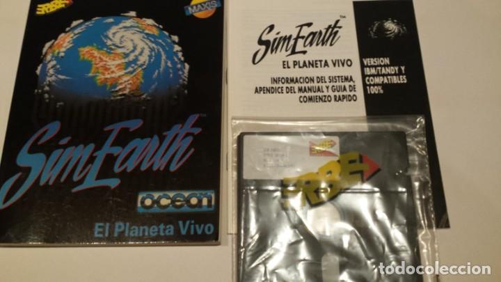 Videojuegos y consolas: &rdquo;SIM EARTH&rdquo; JUEGO PC MS-DOS FLOPPY DISCS 525 Castellano - Foto 3