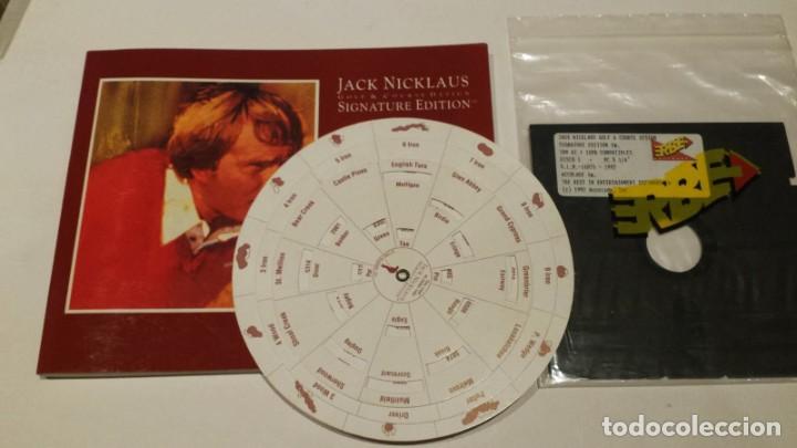 Videojuegos y consolas: &rdquo;JACK NICKLAUS GOLF & COURSE DESIGN&rdquo; Juego PC discos 525 ERBE 1990 - Foto 2
