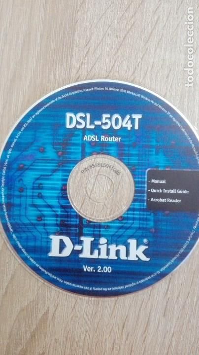 Videojuegos y consolas: TP-LINK VERSI&Oacute;N 2.00-DSL-504T-ADSL ROUTER-PC CD ROM-A&Ntilde;O 2004. - Foto 2