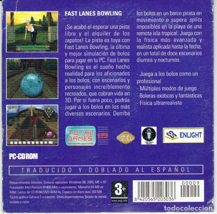 Videojuegos y consolas: PC-CD ROM, FAST LANES BOWLING - Foto 2