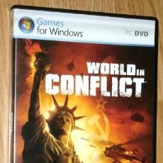Videojuegos y Consolas: WORLD IN CONFLICT / JUEGO PC SIERRA / GAMES FOR WINDOWS / TOTALMENTE EN CASTELLANO 2007. Lote 266224328