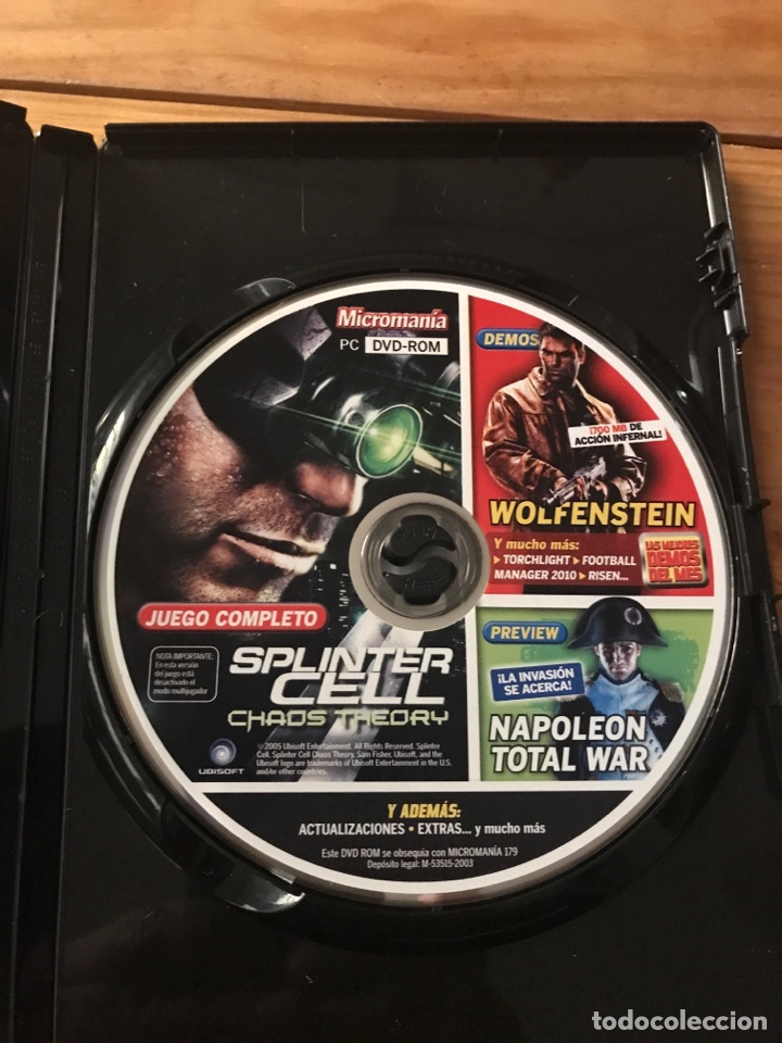 Videojuegos y consolas: Splinter Cell Chaos Theory Microman&iacute;a - Foto 3