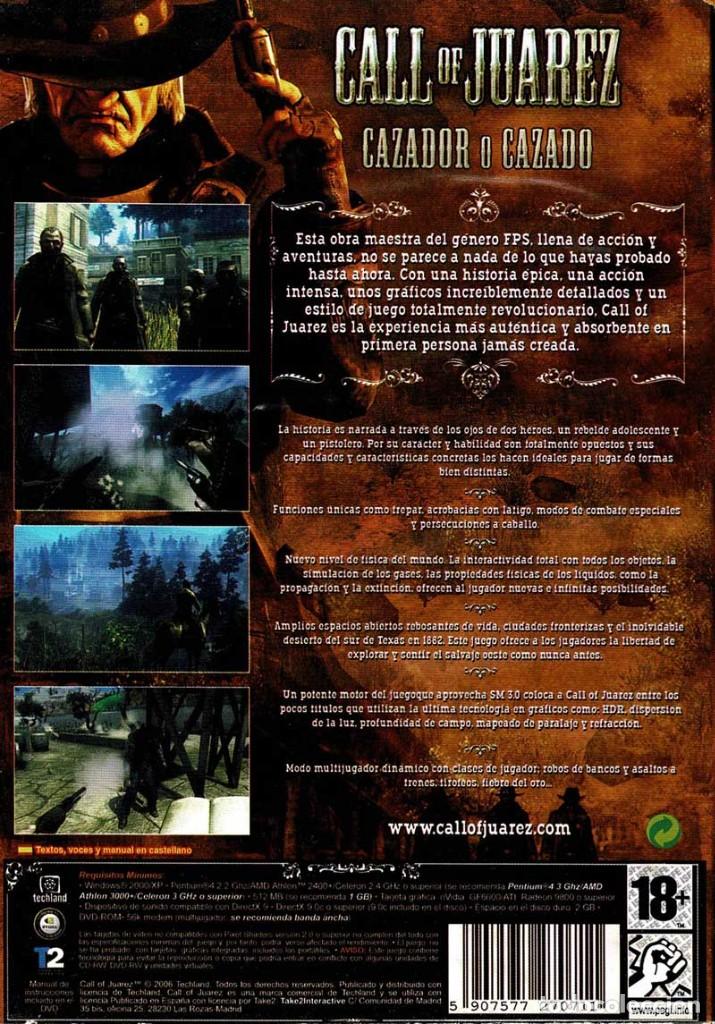 Videojuegos y consolas: Call of Juarez. PC - Foto 2