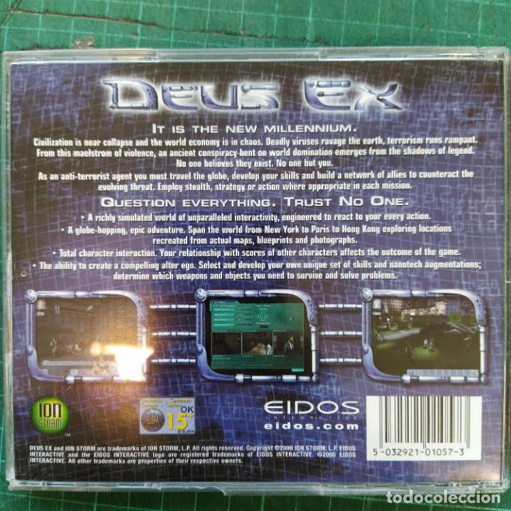 Videojuegos y consolas: Deus Ex - PC CD-ROM - Foto 3