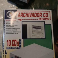 Videojuegos y Consolas: ARCHIVADOR PARA 10 CD DVD INTERNO PARA ORDENADORES PC. Lote 267293594