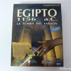 Videojuegos y Consolas: EGIPTO / CAJA CARTÓN / IBM PC / RETRO VINTAGE / CD-ROM. Lote 267308534