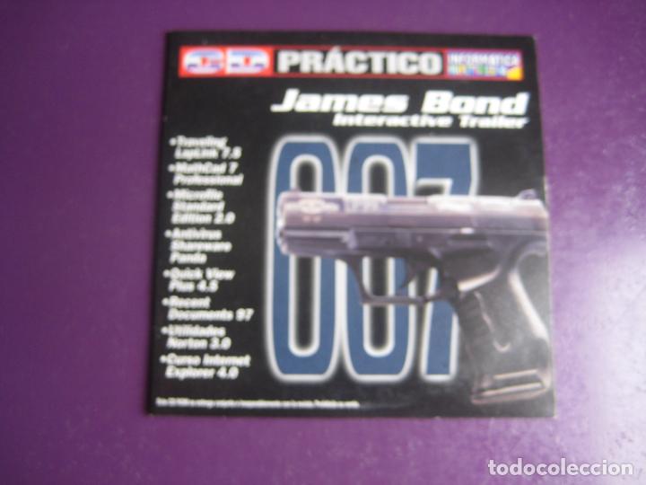 Videojuegos y consolas: CD PRACTICO - INFORMATICA MULTIMEDIA - 007 JAMES BOND INTERACTIVE TRAILER - PC CD ROM - Foto 1