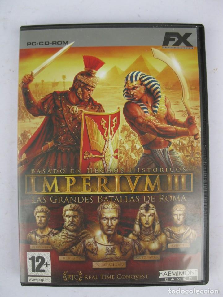 Videojuegos y consolas: IMPERIUM III - JUEGO PARA PC - CON MANUAL DE JUEGO. - Foto 1