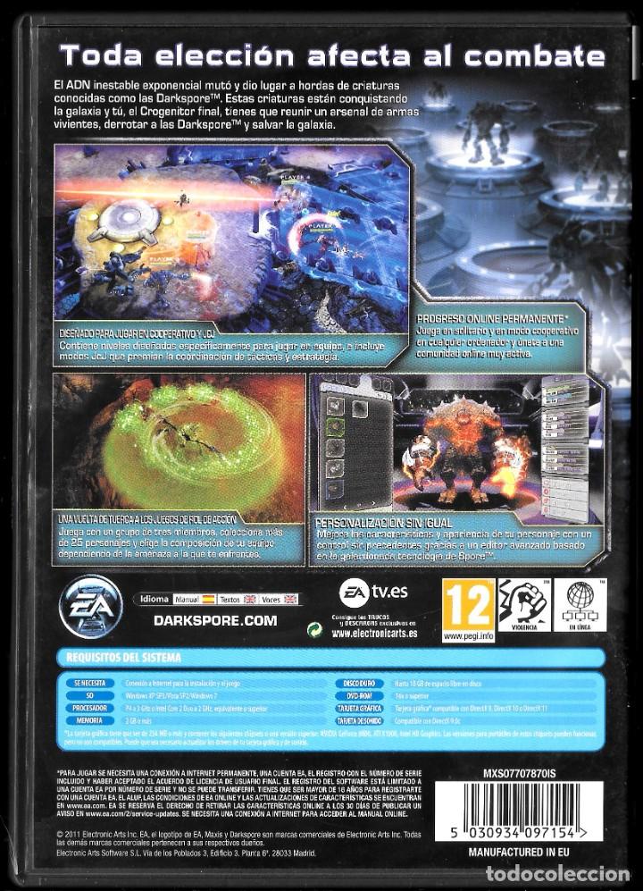 Videojuegos y consolas: PC GAME DARKSPORE. NUEVO. - Foto 2