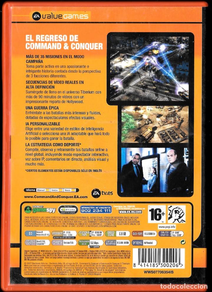 Videojuegos y consolas: COMMAND & CONQUER TIBERIUM WARS - DVD PC GAME . EA VALUE GAMES. ENV&Iacute;O GRATIS (LEER) - Foto 2