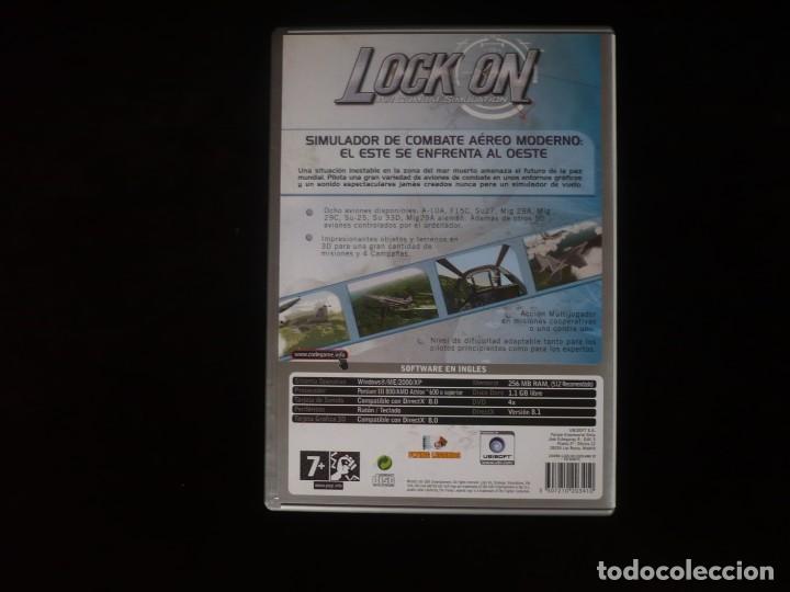 Videojuegos y consolas: lock on air combat simulation - como nuevo - Foto 3