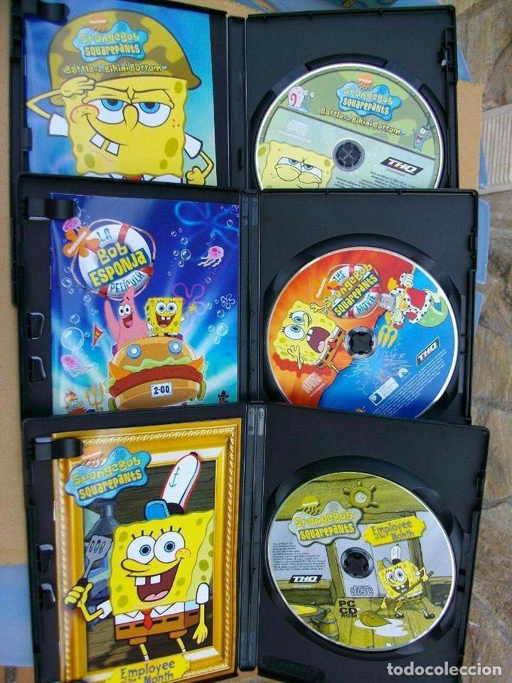 Videojuegos y consolas: BOB ESPONJA COLECCION DE 3 JUEGOS para PC - Foto 2