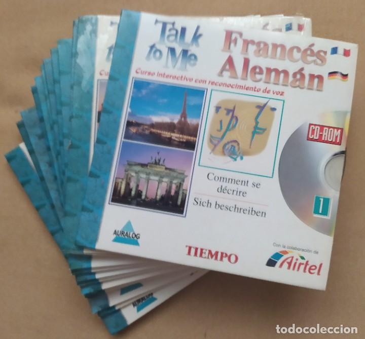 Videojuegos y consolas: CURSO FRANC&Egrave;S ALEM&Aacute;N EN CD-ROM interactivo con reconocimiento de voz - Foto 1