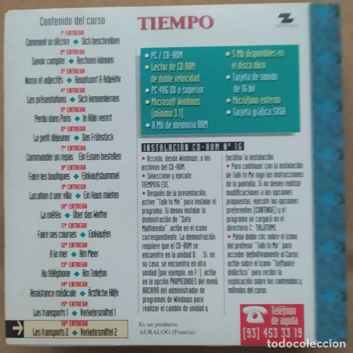 Videojuegos y consolas: CURSO FRANC&Egrave;S ALEM&Aacute;N EN CD-ROM interactivo con reconocimiento de voz - Foto 2