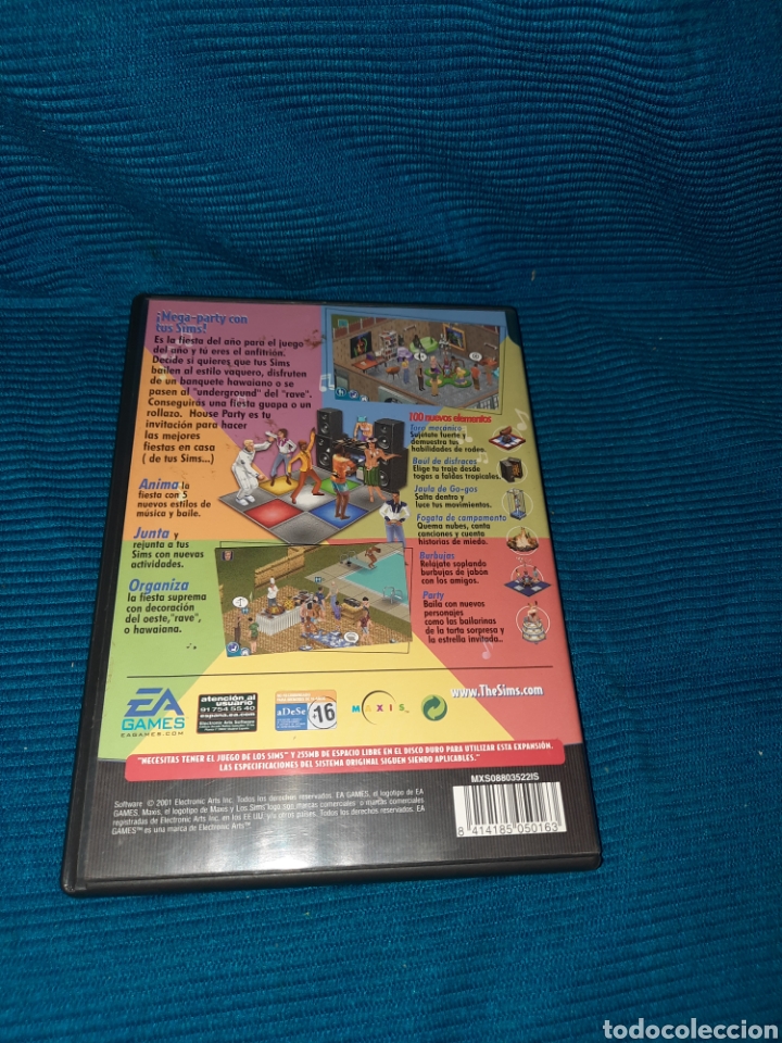 Videojuegos y consolas: CD ROM SIMS HOUSE PARTY, PACK DE EXPANSI&Oacute;N,EA GAMES - Foto 2