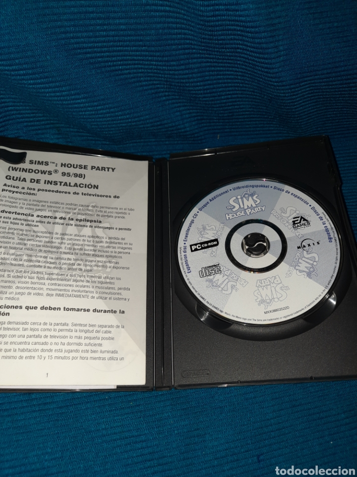 Videojuegos y consolas: CD ROM SIMS HOUSE PARTY, PACK DE EXPANSI&Oacute;N,EA GAMES - Foto 3