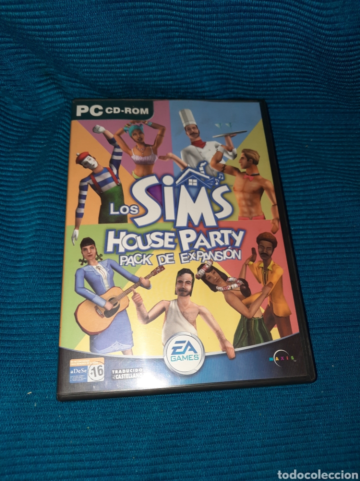 Videojuegos y consolas: CD ROM SIMS HOUSE PARTY, PACK DE EXPANSI&Oacute;N,EA GAMES - Foto 1