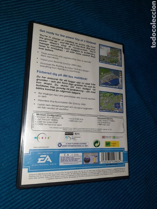 Videojuegos y consolas: PC CD SIM CITY 3000 CLASSICS, EA ELECTRONIC ARTS - Foto 2