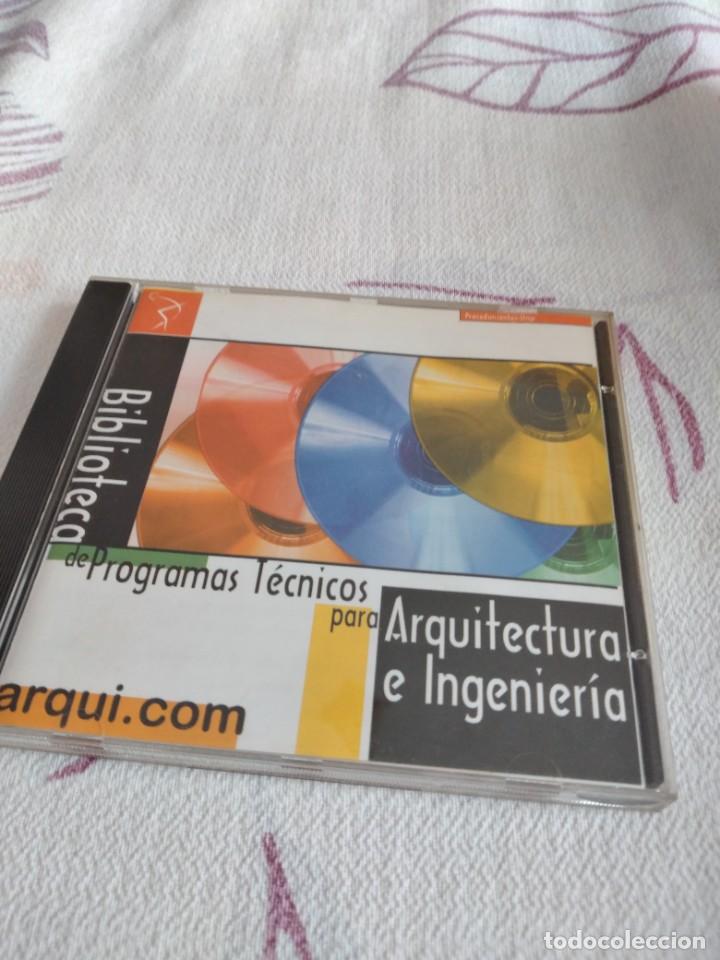 Videojuegos y consolas: G-131 PC CDROM BIBLIOTECA DE PROGRAMAS TECNICOS PARA ARQUITECTURA E INGENIERIA - Foto 1