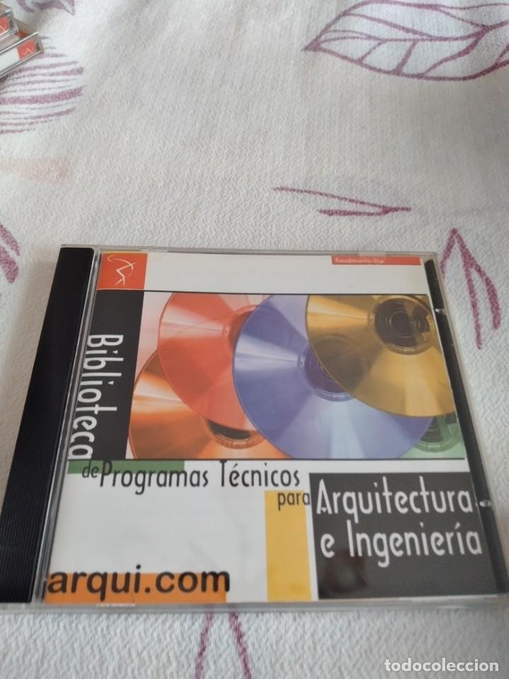 Videojuegos y consolas: G-131 PC CDROM BIBLIOTECA DE PROGRAMAS TECNICOS PARA ARQUITECTURA E INGENIERIA - Foto 1