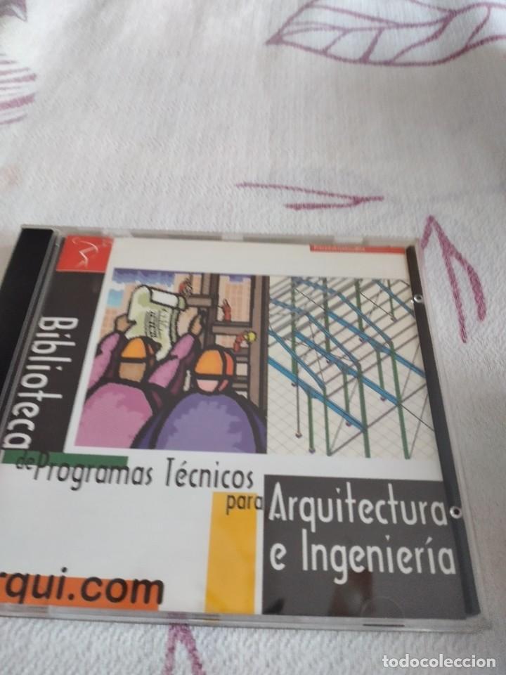 Videojuegos y consolas: G-131 PC CDROM BIBLIOTECA DE PROGRAMAS TECNICOS PARA ARQUITECTURA E INGENIERIA - Foto 1