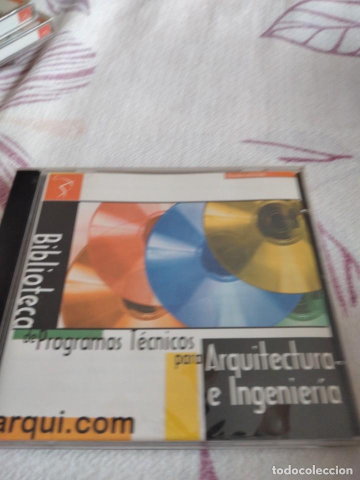 Videojuegos y consolas: G-131 PC CDROM BIBLIOTECA DE PROGRAMAS TECNICOS PARA ARQUITECTURA E INGENIERIA - Foto 1