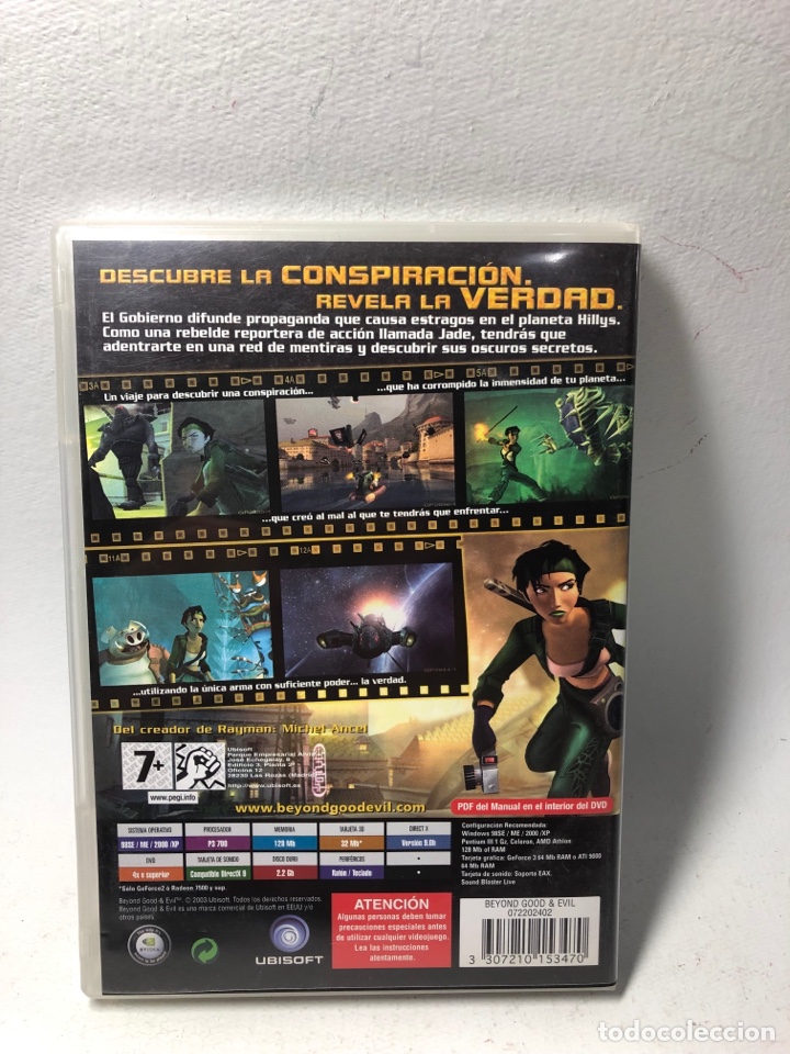 Videojuegos y consolas: BEYOND GOOD & EVIL ● UBISOFT ● PC DVD-ROM ● - Foto 2