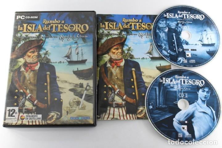 Videojuegos y consolas: PC RUMBO A LA ISLA DEL TESORO COMPLETO PAL ESPA&Ntilde;A - Foto 1