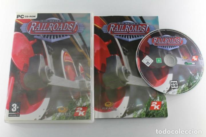 Videojuegos y consolas: PC SID MEIERS RAILROADS RAIL ROADS COMPLETO PAL ESPA&Ntilde;A - Foto 1