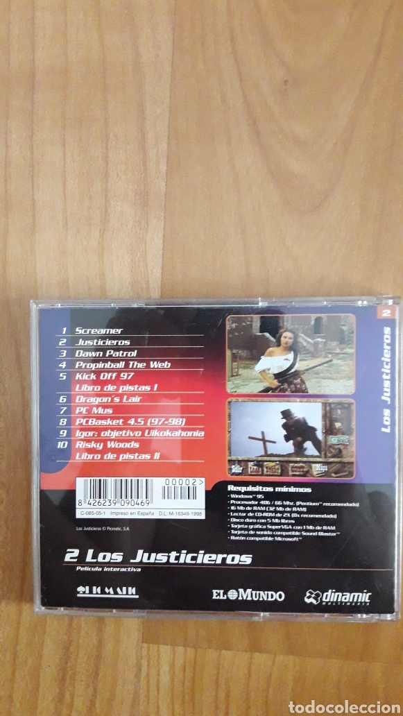 Videojuegos y consolas: LA COLECCI&Oacute;N DE VIDEOJUEGOS PARA PC. LOS JUSTICIEROS - Foto 2
