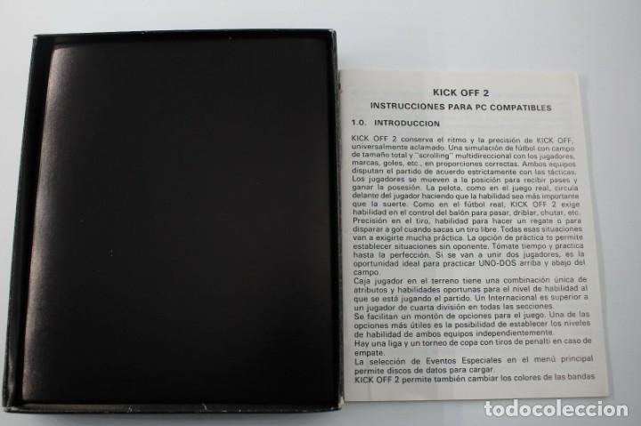 Videojuegos y consolas: PC IBM 5 1/4 5,25 SYSTEM 4 ANCO KICK OFF 2 VERSION ESPA&Ntilde;OLA - Foto 4