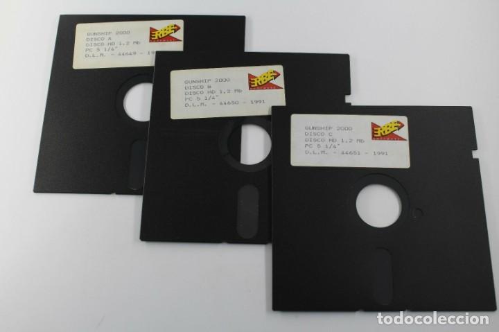 Videojuegos y consolas: PC IBM 5 1/4 5,25 ERBE MICRO PROSE GUNSHIP 2000 VERSION ESPA&Ntilde;OLA - Foto 6