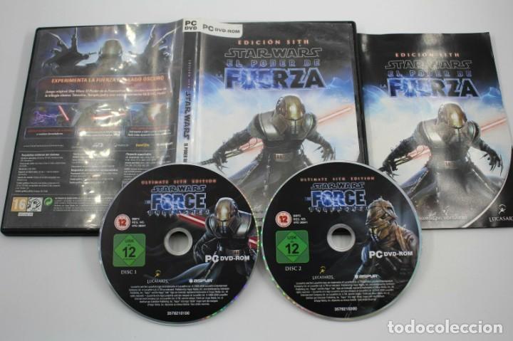 Videojuegos y consolas: PC STAR WARS EL PODER DE LA FUERZA EDICION SITH COMPLETO PAL ESPA&Ntilde;A - Foto 1