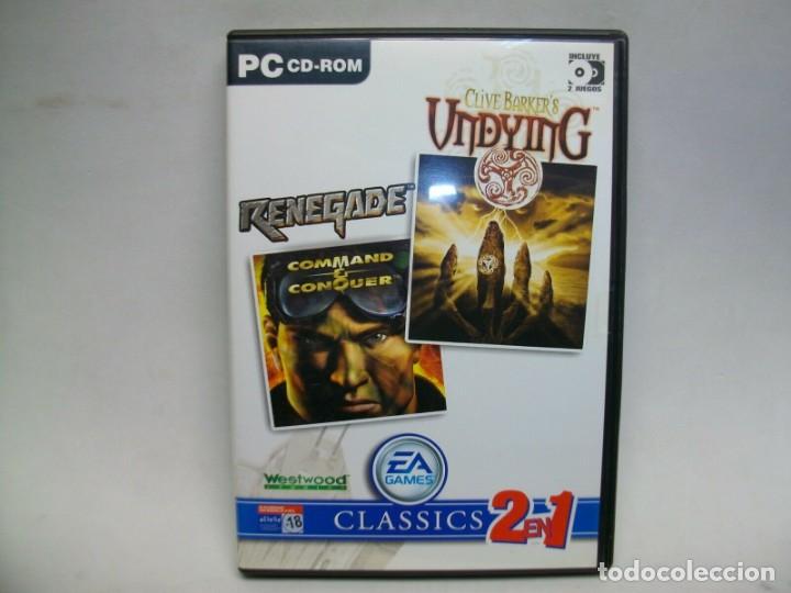 Videojuegos y consolas: COMMAND & CONQUER RENEGADE + CLIVE BARKERS UNDYING JUEGO para PC - Foto 1