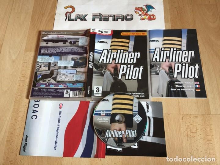 Videojuegos y consolas: PC AIRLINER PILOT PAL ESPA&Ntilde;A - Foto 1
