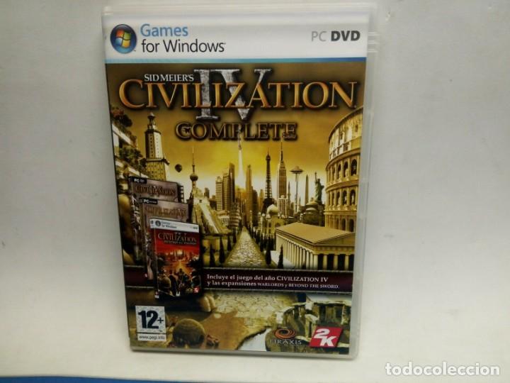 Videojuegos y consolas: CIVILIZATION IV COMPLETO SID MEIERS DE FIRAXIS GAMES JUEGO de PC - Foto 1