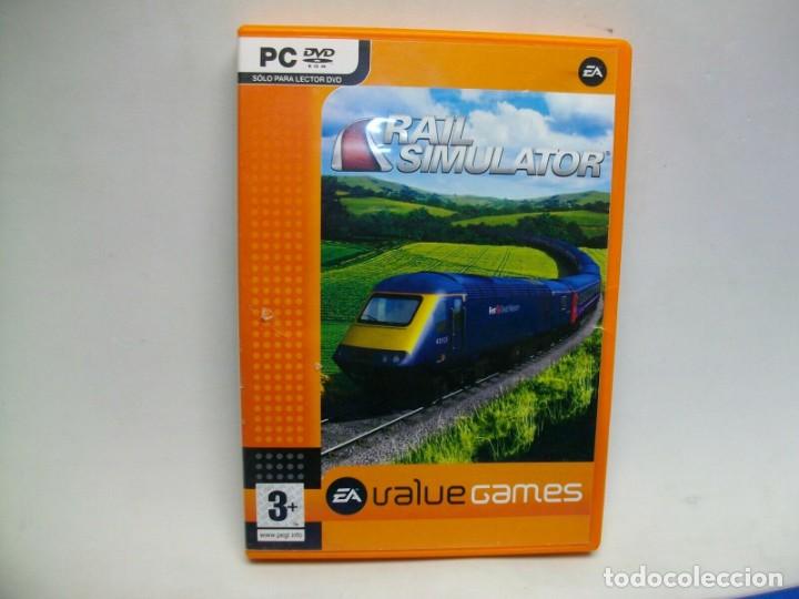 Videojuegos y consolas: RAIL SIMULATOR SIMULADOR DE TRENES para PC - Foto 1