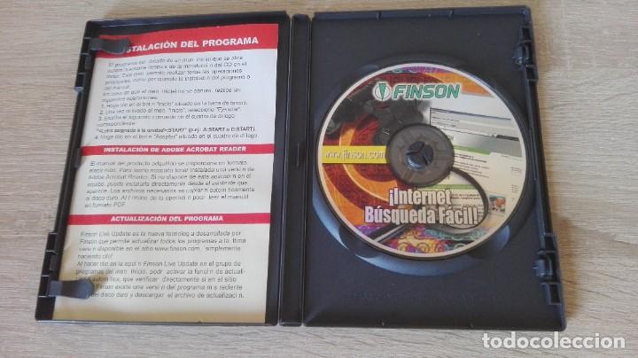 Videojuegos y consolas: INTERNET B&Uacute;SQUEDA F&Aacute;CIL-PC CD ROM-FINSON-A&Ntilde;O 2002. - Foto 4