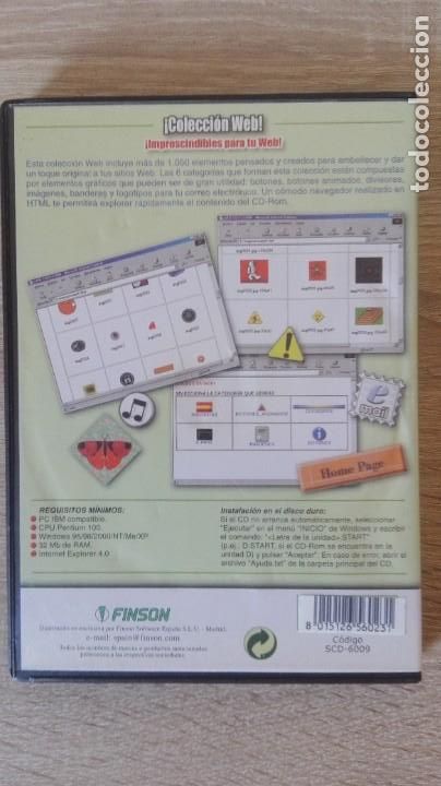 Videojuegos y consolas: COLECCI&Oacute;N WEB-PC CD ROM-FINSON-A&Ntilde;O 2002. - Foto 3