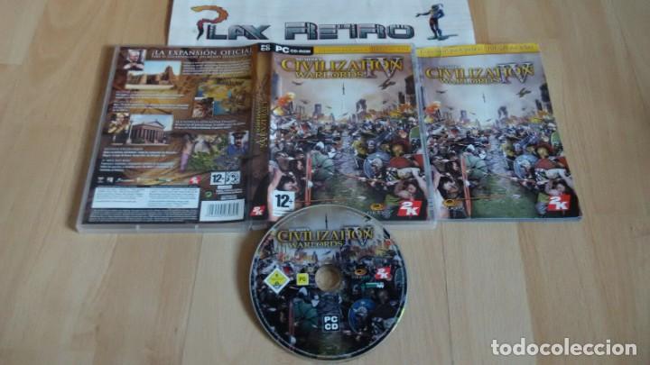 Videojuegos y consolas: PC CIVILIZATION IV WARLORDS SID MEIERS COMPLETO PAL ESPA&Ntilde;A - Foto 1