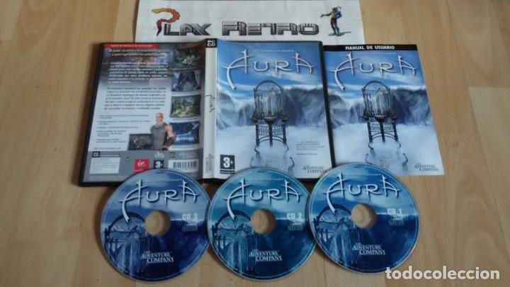 Videojuegos y consolas: PC AURA COMPLETO PAL ESPA&Ntilde;A - Foto 1