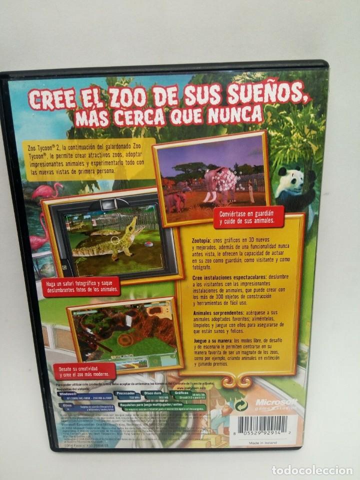 Videojuegos y consolas: ZOO TYCOON 2 de MICROSOFT JUEGO DE PC PAL EN ESPA&Ntilde;OL - Foto 2