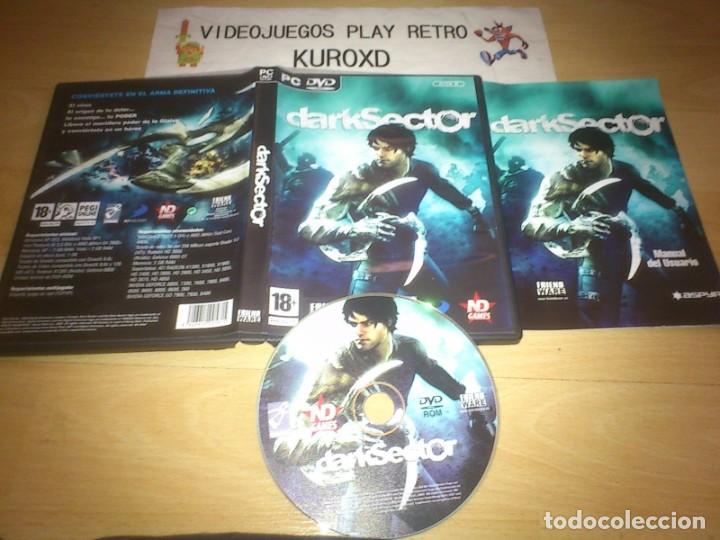 Videojuegos y consolas: PC DARKSECTOR DARK SECTOR COMPLETO PAL ESPA&Ntilde;A - Foto 1