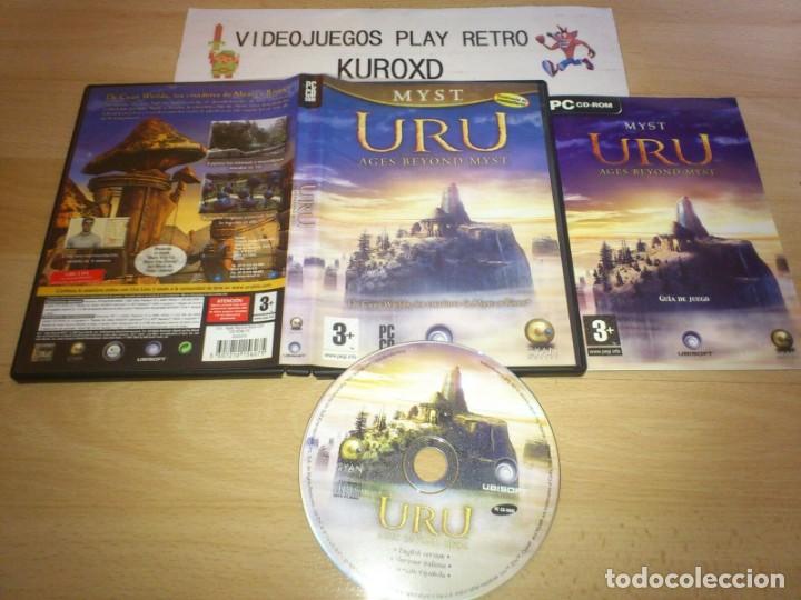 Videojuegos y consolas: PC URU AGES BEYOND MYST COMPLETO PAL ESPA&Ntilde;A - Foto 1
