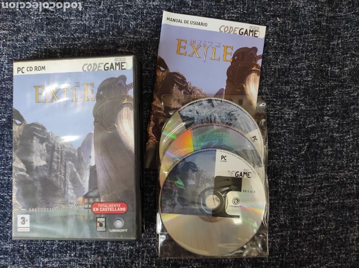 Videojuegos y consolas: JUEGO PC EXILE CODE GAMES - CONTIENE 4 CD + LIBRO INSTRUCCIONES - Foto 1