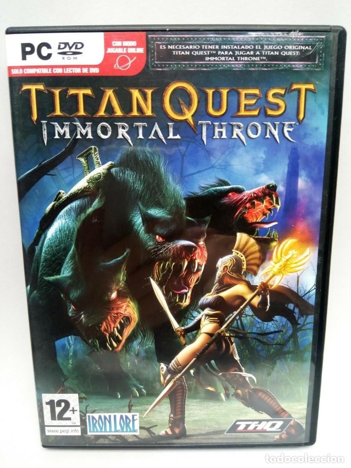 Videojuegos y consolas: TITANQUEST INMORTAL THRONE JUEGO de PC - Foto 1