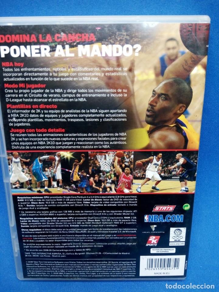 Videojuegos y consolas: NBA 2K10 JUEGO de PC - Foto 2